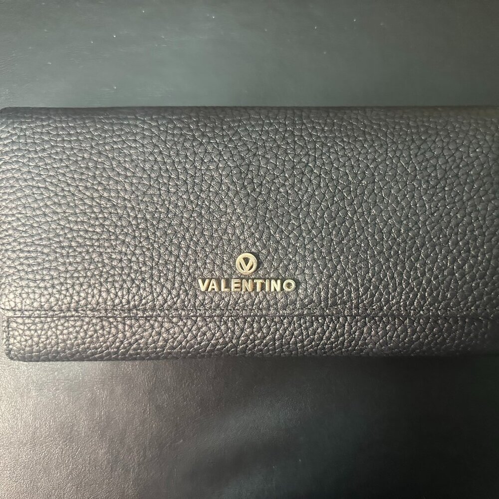 Valentino by Mario Valentino Black Leather Crossbody Bag - Picture 10 of 11